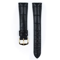 Watchband Hirsch DUKE 20 DUKE NQR NERO - 20 DUKE NQR NERO
